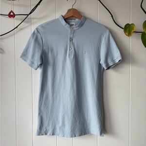 Zara Light Blue Men's Polo Shirt | Small